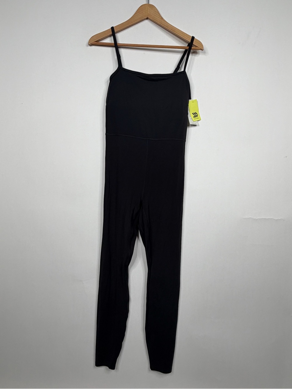 all in motion Black Slim Spaghetti-Strap Jumpsuit